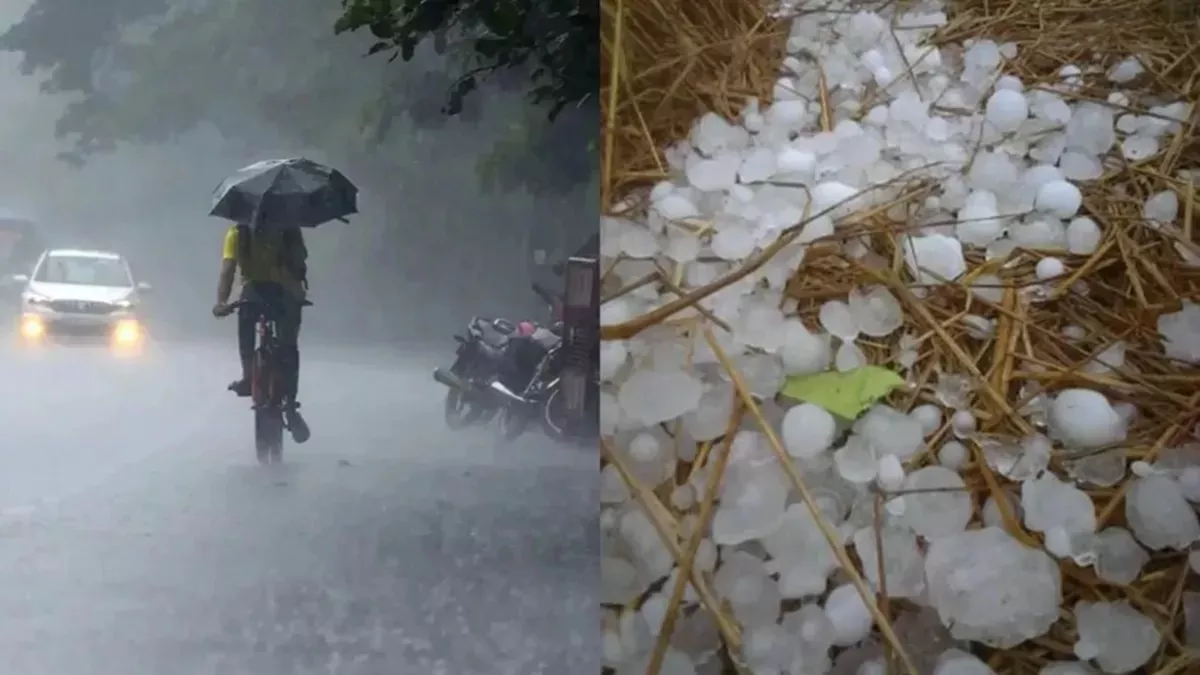 सावधान! हरियाणा में आज गिरेंगे ओले, इन जिलों को लिए भारी बारिश का अलर्ट, किसानों पर आफत