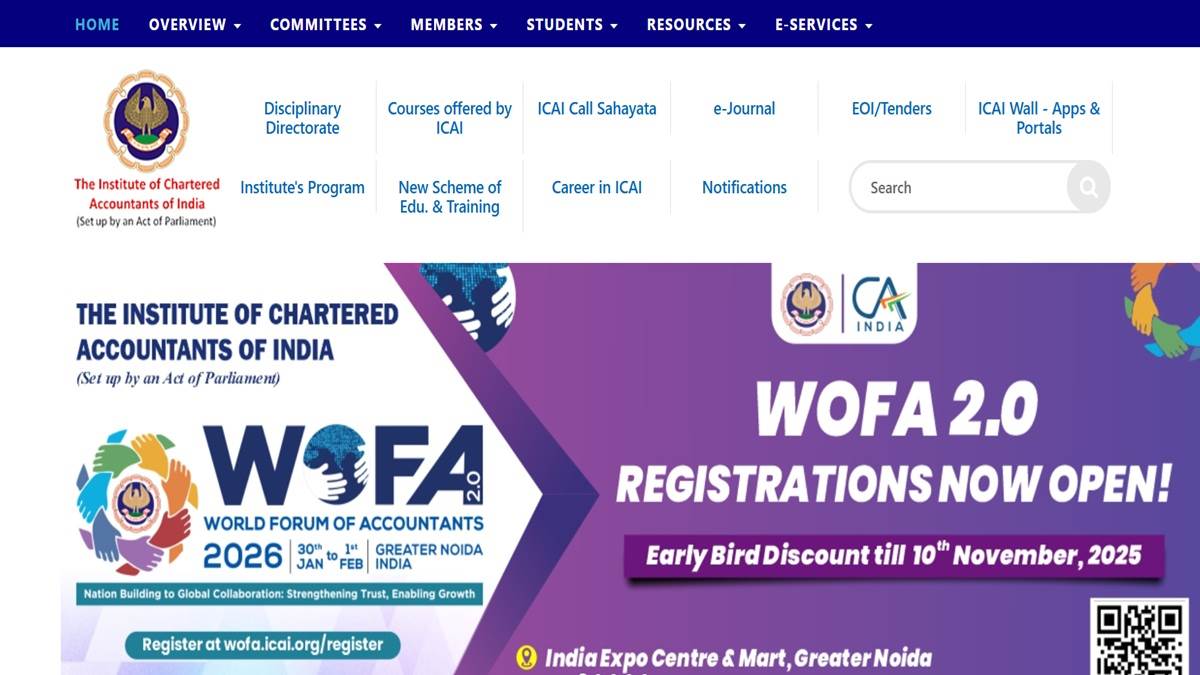 ca september exam result 2025 ca september session result may release in november first week