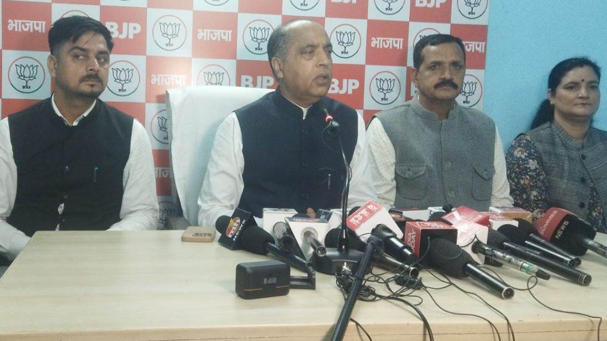jairam thakur blames himachal govt for fake social media accounts fraudulent bills