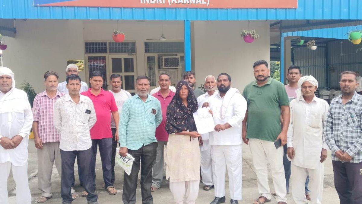 a dalit youth was beaten upside down on suspicion of theft his family filed a complaint with the dsp in karnal