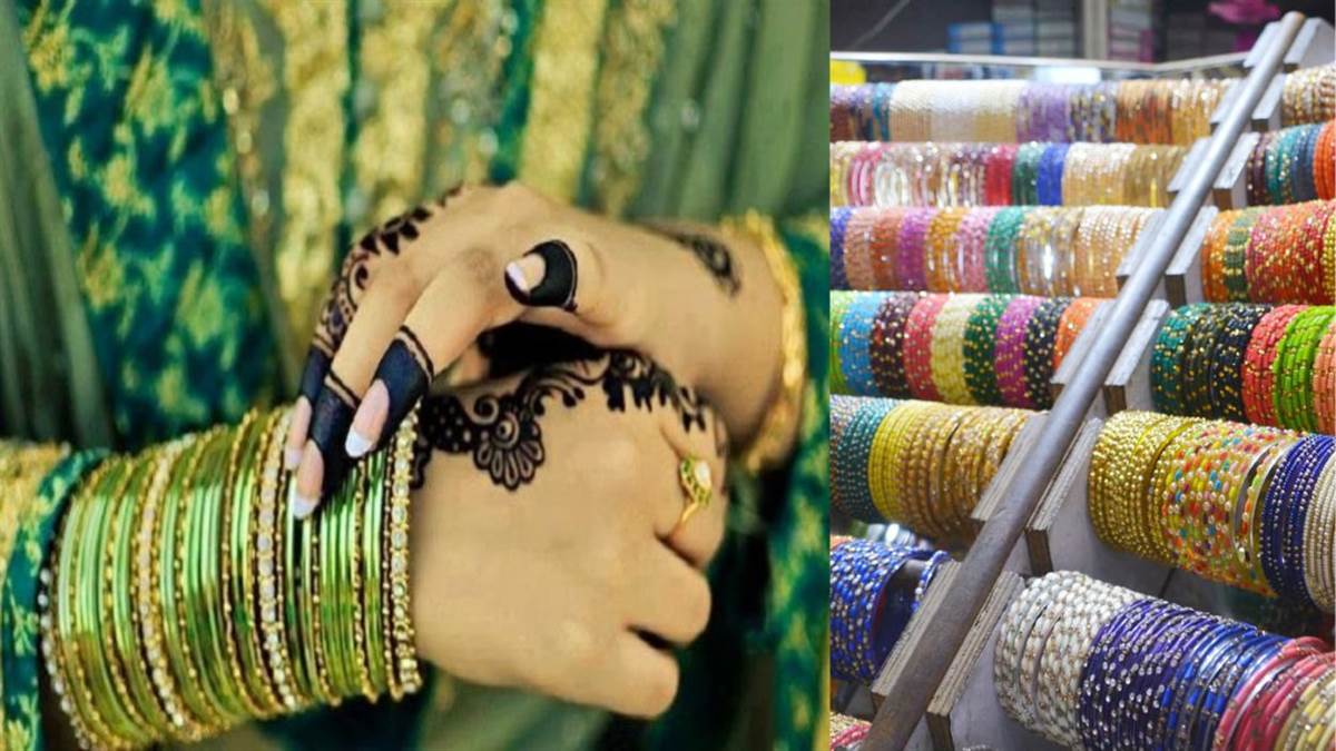 karwa chauth 2025 trending fashion farrukhabad markets buzzing with ladies buying trendiest bangles