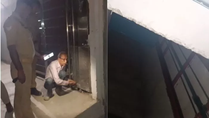 आवास विकास हंसपुरम योजना-दो स्थित फैक्ट्री। वीडियो ग्रैब