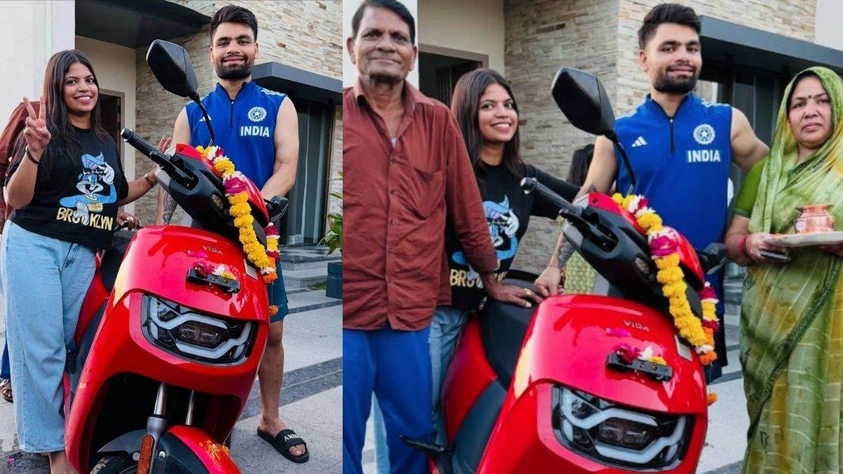 rinku singh gift scooty to his sister neha and iphone to brother