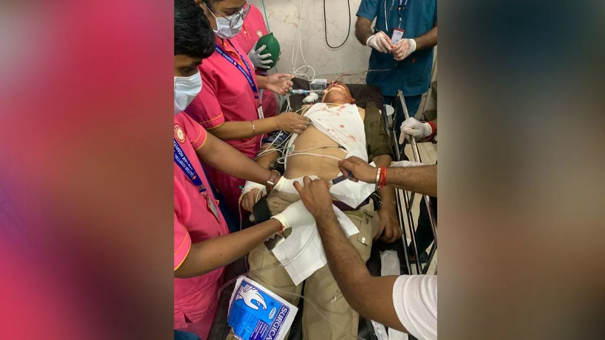 रुद्रपुर के निजी अस्पताल में चल रहा कांस्टेबल का उपचार, हालत गंभीर