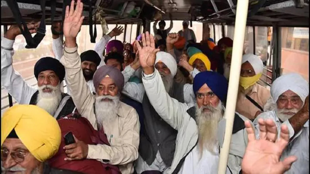 Nankana Sahib भारत से सिख श्रद्धालुओं का जत्था पाकिस्तान पहुंचा सुरक्षा में  लगा भारतीय दूतावास - nankana sahib guruparab a jattha of sikh pilgrims from  India reached pakistan Indian ...
