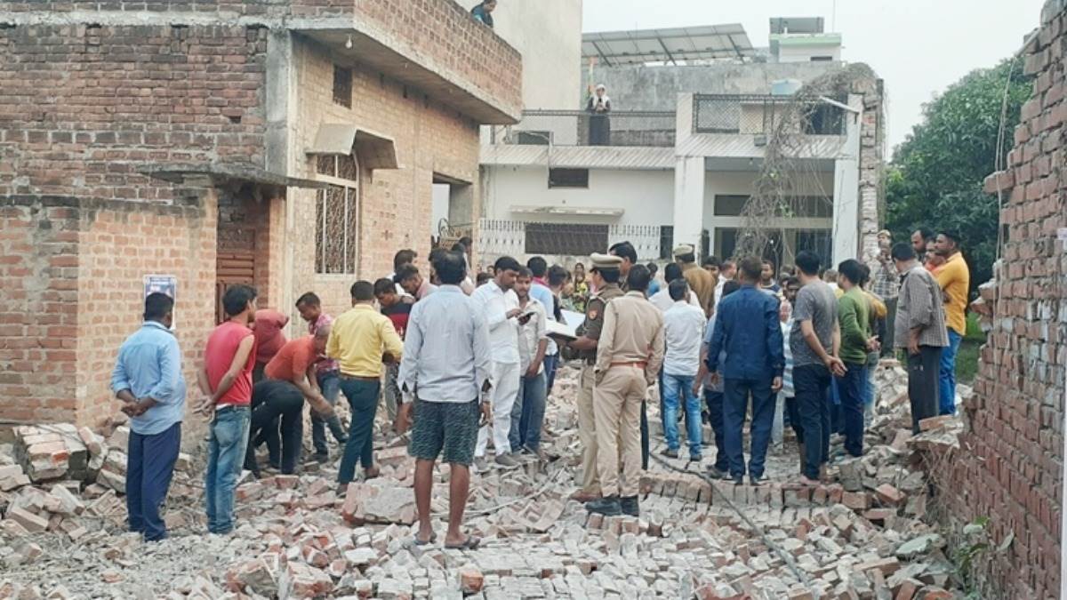 girl student dies after wall collapse at tobacco factory closed for years in lucknow