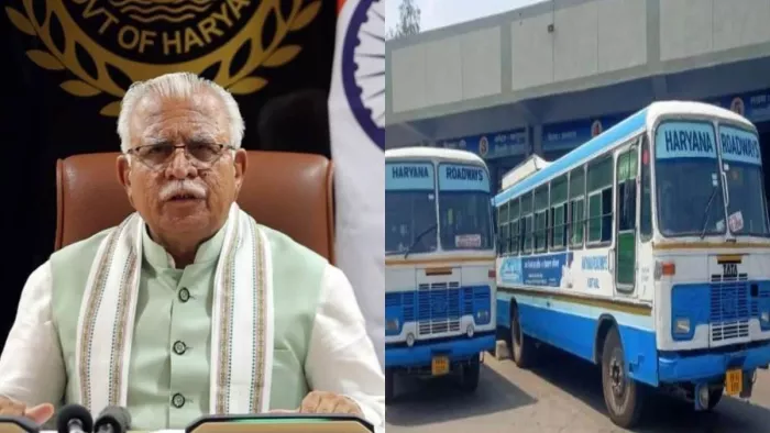 करनाल में छात्र ने मनोहर लाल से की थी बस चलाने की मांग, CM ने निभाया वादा। फाइल फोटो