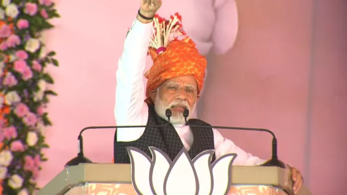 सूरजपुर में पीएम मोदी चुनावी रैली को किया संबोधित