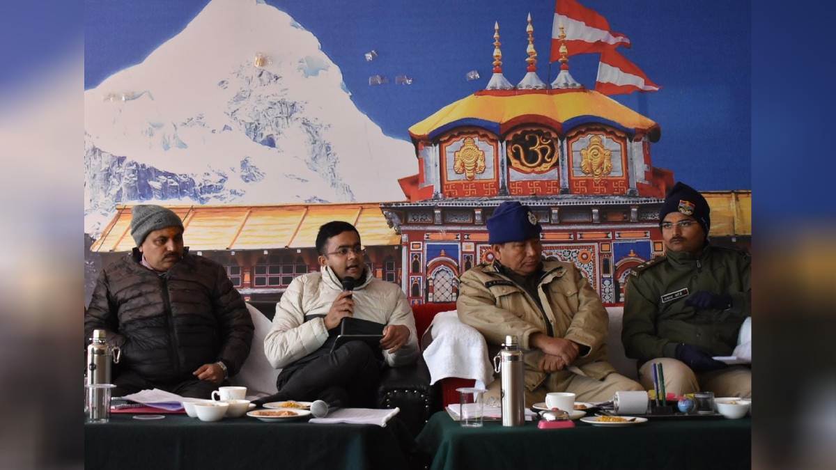 preparations completed for president murmu arrival in uttarakhand briefing of officers deployed for badrinath visit