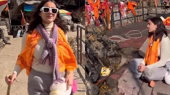 Kedarnath के वर्जित एरिया में उतारा गया सारा का हेलीकॉप्टर/ फोटो- Instagram / Sara Ali Khan
