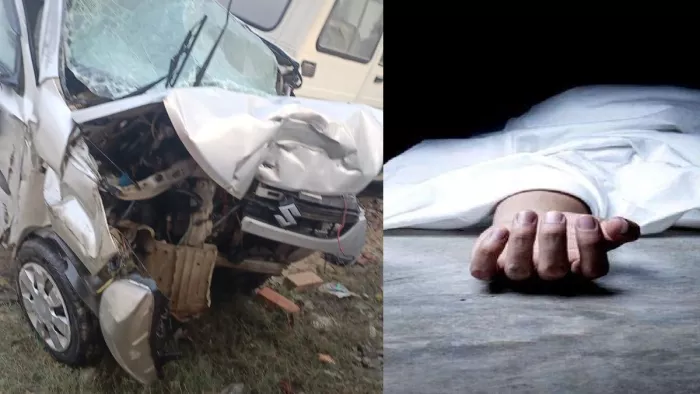 सड़क हादसे में दो लोगों की मौत हो गई। जागरण