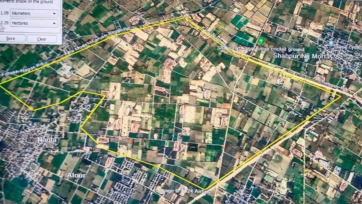 ncr gda harnandi puram township first land purchase deed process started in ghaziabad