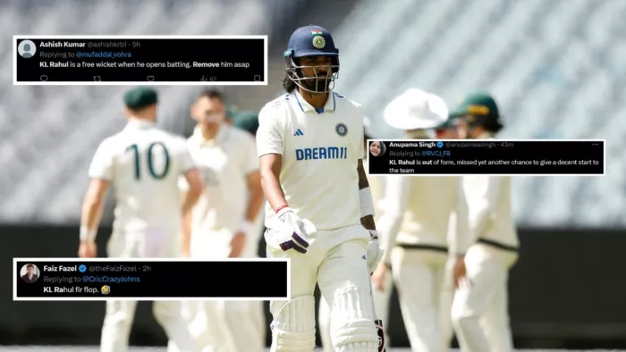 KL Rahul मेलबर्न में बल्ले से फ्लॉप हुए, 4 रन बनाकर सस्ते में चलते बने