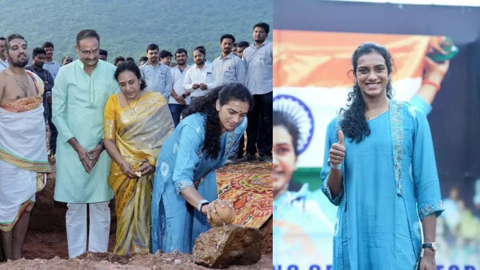 PV Sindhu ने अपने नाम के बैडमिंटन और खेल उत्कृष्टता केंद्र की रखी नींव
