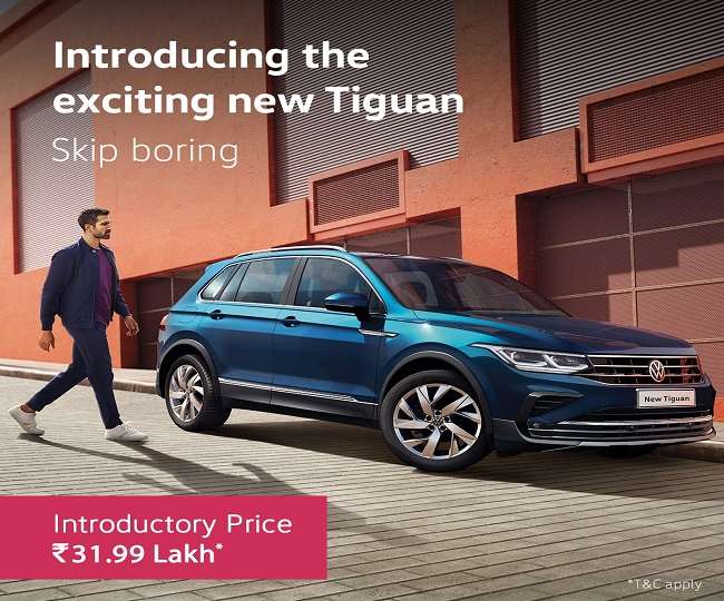 Volkswagen Tiguan facelift भारत में लॉन्च Picture Source- Volkswagen official Twiiter handle