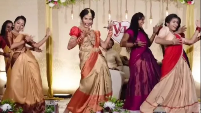 Ra Ra Rakkamma Song Bride Dance video: Bride Dance viral video