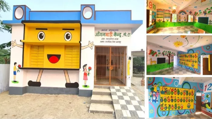प्ले स्कूल की तर्ज पर बन रहे नए आंगनबाड़ी, खेल-खेल में बच्चे करेंगे पढ़ाई