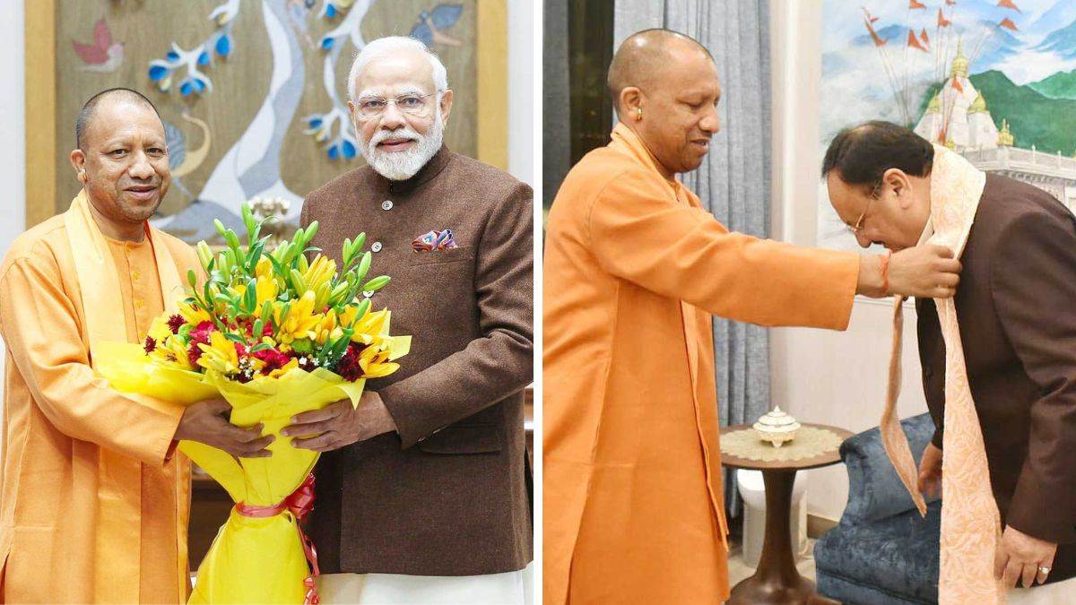यूपी में मंत्रिमंडल विस्तार की अटकलों के बीच पीएम मोदी से मिले सीएम योगी,  भाजपा अध्यक्ष नड्डा से भी की मुलाकात - Yogi Adityanath Yogi meets PM Modi  in New delhi Amid