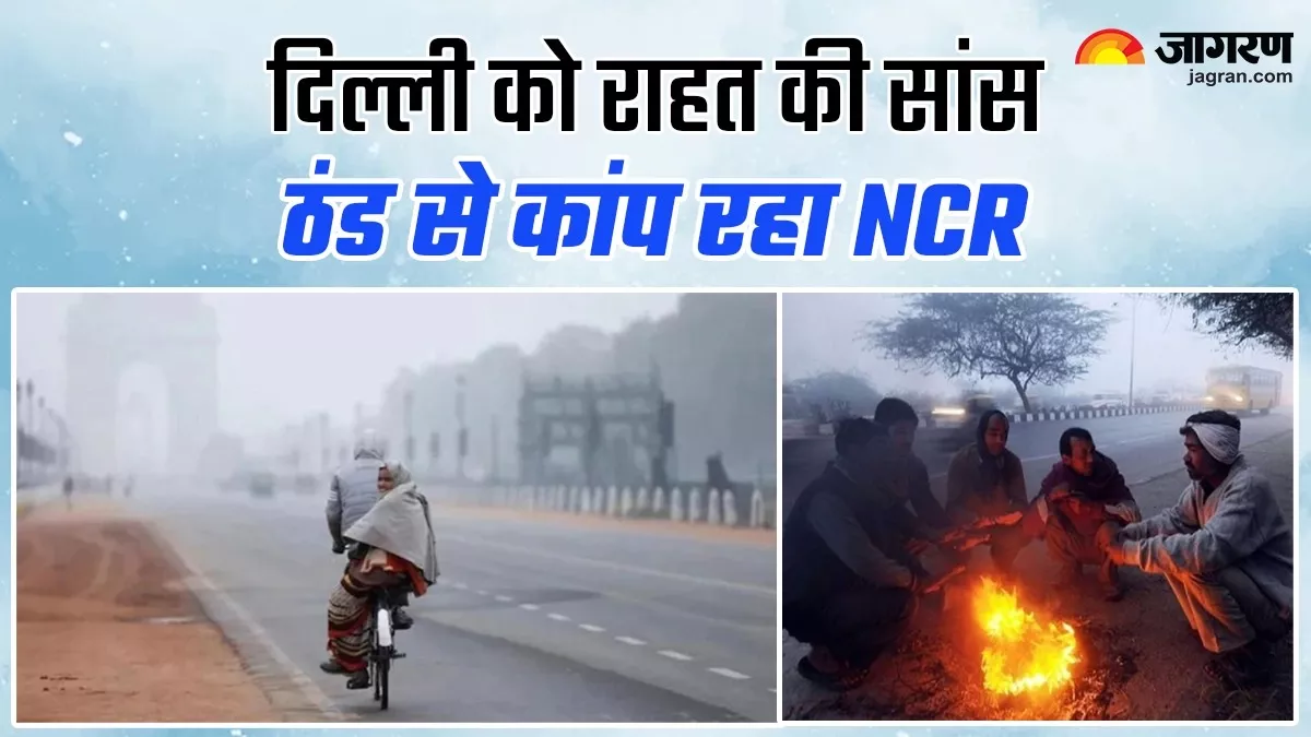 Delhi AQI Today: दिल्ली को मिल रही राहत की सांस, ठंड से कांप रहा NCR; 24 घंटे में 11 अंक गिरा एक्यूआई