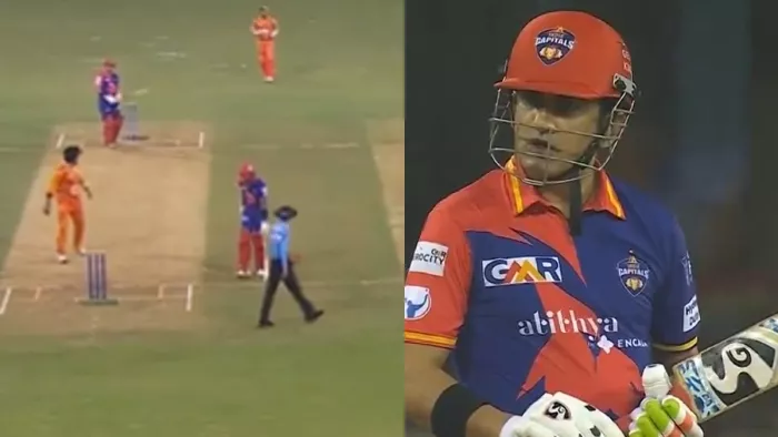 Gautam Gambhir और S Sreesanth ने बीच मैच एक दूसरे को गुस्से में दिखाई आंखें