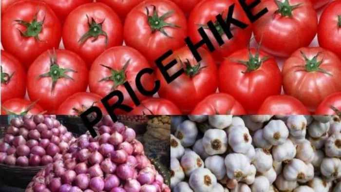 प्याज-टमाटर और लहसुन की कीमतों ने छुआ आसमान
