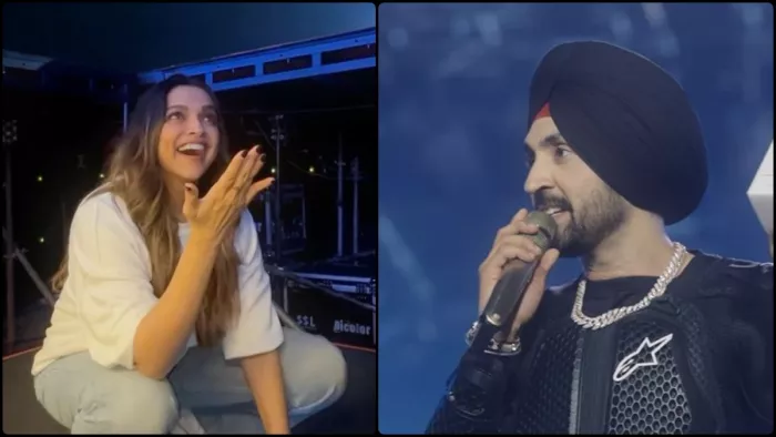 दिलजीत दोसांझ के कॉन्सर्ट में महफिल जमाने आईं दीपिका पादुकोण। फोटो क्रेडिट- इंस्टाग्राम