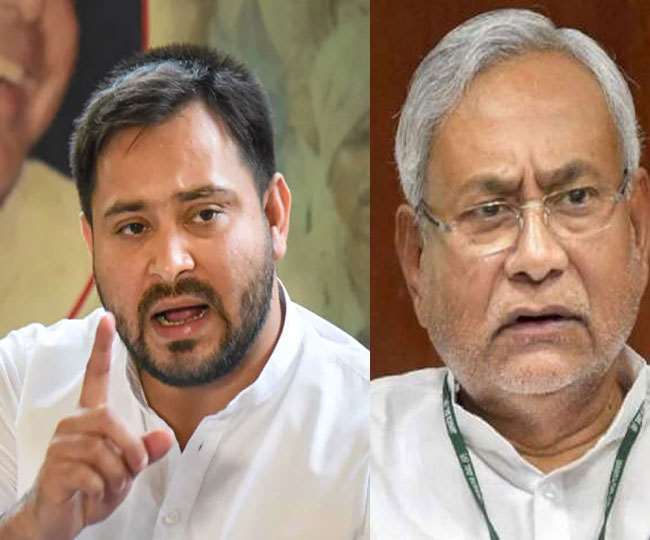 Tejashwi Yadav cleared RJD stand to support Nitish Kumar government in  Bihar, praised Lalu Yadav on caste census issue - तेजस्‍वी यादव बोले- पता  नहीं कहां से आ रही है ऐसी बात,