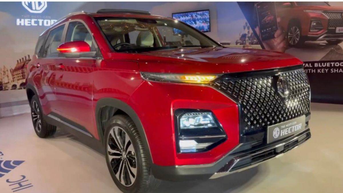 2023 mg hector first look hector gets level 2 adas with 11 features know all key changes