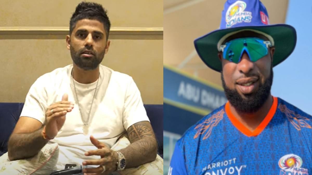 ilt20 league 2023 suryakumar yadav on kieron pollard mumbai indians gave special message video viral