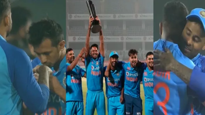 IND vs SL T20 Series Win, Team India Celebration Video (Photo-design)