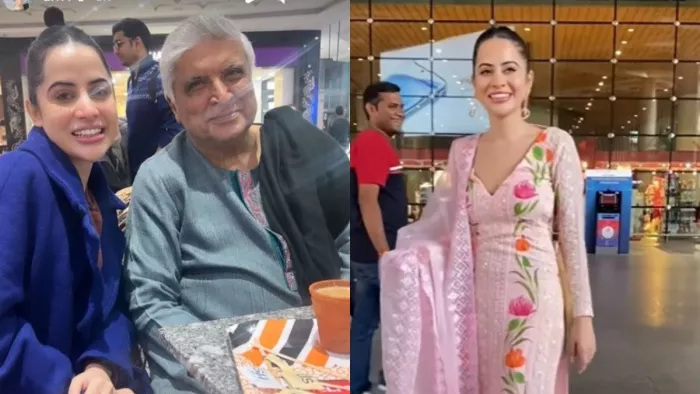 File Photo of Uorfi Javed and Javed Akhtar