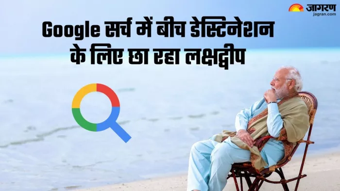 लक्षद्वीप के लिए Google सर्च पहुंचा 20 वर्षों के उच्चतम स्तर पर