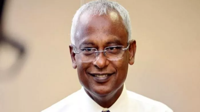 Maldives Former President इब्राहिम मोहम्मद सोलेह ने मालदीव के मंत्रियों के बयान की निंदा की।