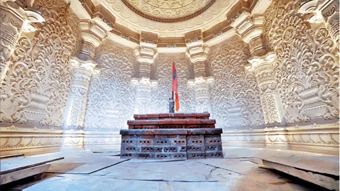 22 जनवरी को मंदिर के गूढ़ व गर्भगृह में प्राण प्रतिष्ठा का पूजन होगा