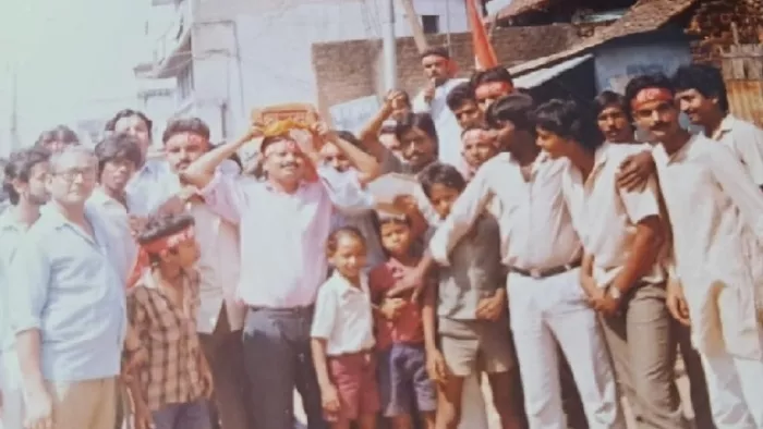 दुमका में शीला पूजन के दौरान विहिप के कार्यकर्ता फोटो : जागरण, फाइल फोटो