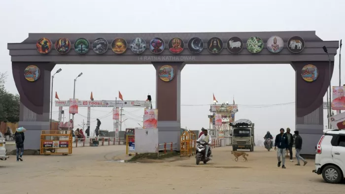 मेला क्षेत्र में महिला कमांडो की एक टीम तैनात की जा रही है।