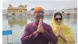 हेमंत सोरेन ने बुधवार को अमृतसर पहुंच कर हरिमंदिर साहिब में माथा टेका