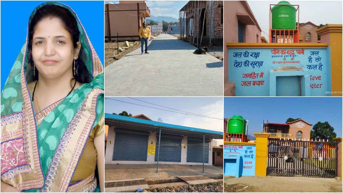 10th pass pradhan sarita devi changed the image of barkot gram panchayat of doiwala block dehradun people come to understand functioning