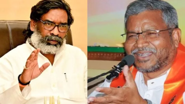 हेमंत सोरेन और बाबू लाल मरांडी (जागरण)