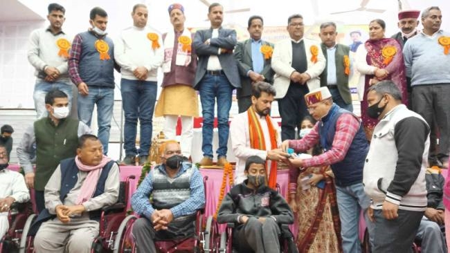 10 lakh equipment distributed to diyangjan
