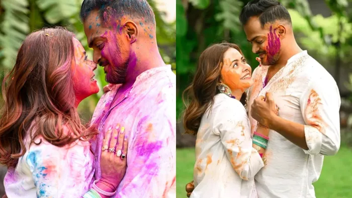 Holi 2023, Saath Nibhaana Saathiya, Devoleena Bhattacharjee, Shahnawaz Sheikh, Devoleena Bhattacharjee Holi, Devoleena Holi Celebration, Devoleena And Shahnawaz Holi
