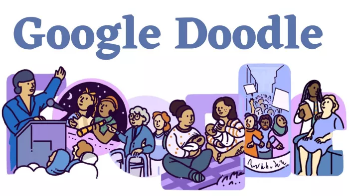 Google dedicated today’s doodle to the women of the world,