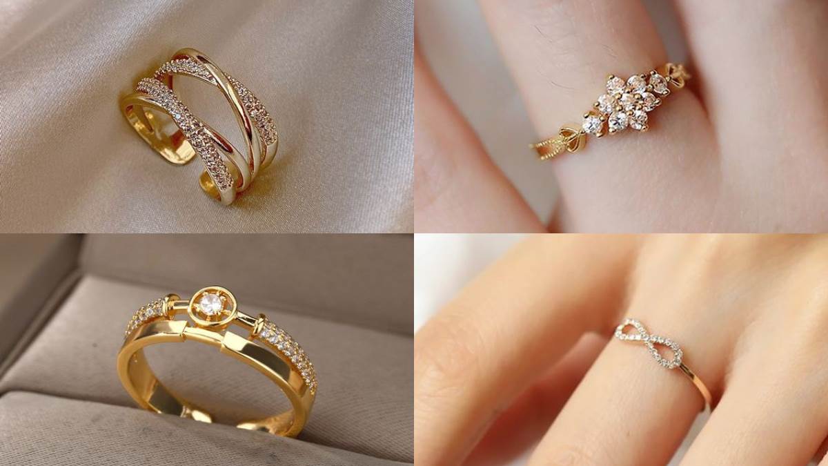 Buy TBOP Rings Men and Women Couple Gold Ring at Amazon.in