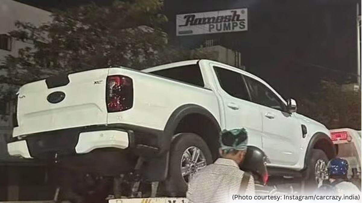 ford ranger pick up truck spotted in india alongside new gen endeavour check details