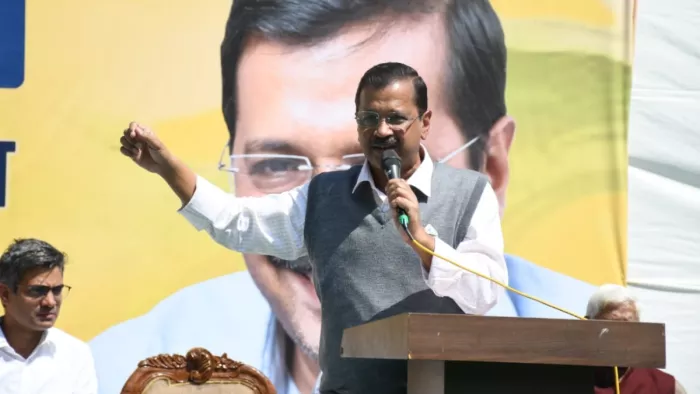 आप ने लॉन्च किया 'संसद में भी केजरीवाल' कैंपेन।