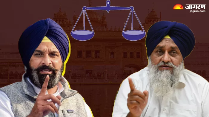 Punjab Politics: बिक्रम सिंह मजीठिया और सुखबीर सिंह बादल (जागरण ग्राफिक्स)