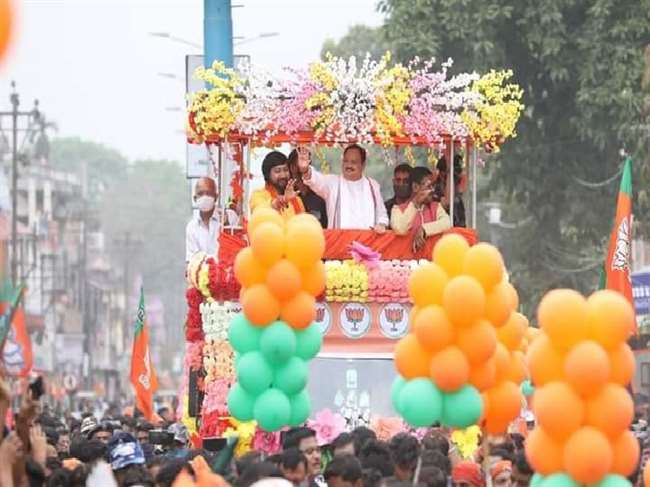 West Bengal Assembly Election मेखलीगंज में नड्डा ने कहा, बंगाल में