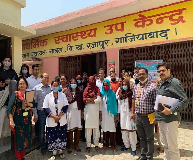 केंद्र सरकार की टीम ने लिया स्वास्थ्य सेवाओं का जायजा।