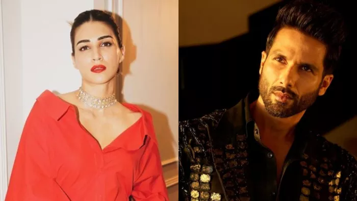 File Photo of Kriti Sanon and Shahid Kapoor