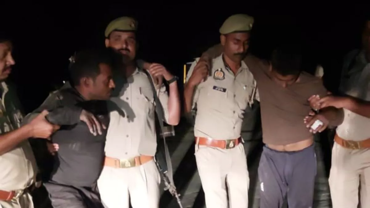 अंबेडकरनगर में लखीमपुर खीरी के पांच बदमाश गिरफ्तार, मुठभेड़ में गोली चलने से दो बदमाश व सिपाही घायल